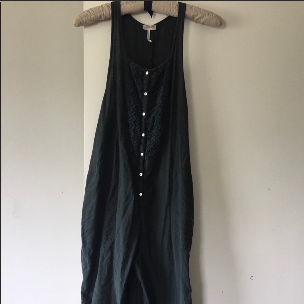 Free people Capri jumpsuit